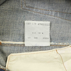 2001 LEVI'S 1947 501 Valencia Factory Made Selvedge Denim Jeans Size 29