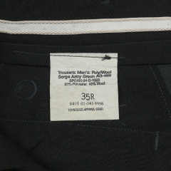 90s U.S. Army Uniform Wool Trousers Size 35