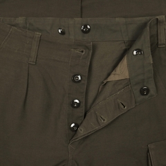 90s German Army Moleskin Cargo Pants Size W32