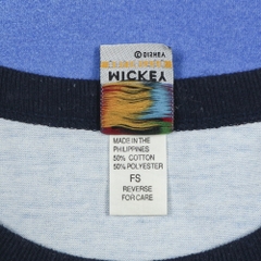 Disney Mickey Over Print Ringer T-Shirt Size L