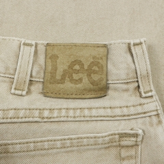 90s Lee Beige Denim Straight Fit Jeans Size 34