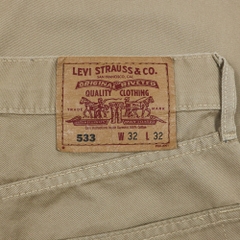 00s Levi's 533 Beige Denim Jeans Size 31