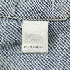 80s Levi's USA Sleeve-cutted Denim Vest Size M