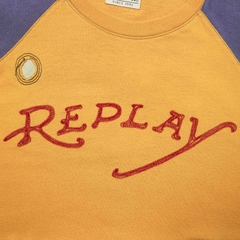 Replay Logo Raglan T-Shirt Size M