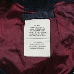Vtg Hope MFG USA Navy N-3B Parka Size L