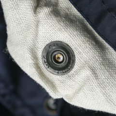 Vtg Hope MFG USA Navy N-3B Parka Size L