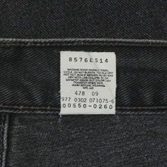 2000s Levi's 550 Black Denim Jeans Size 34