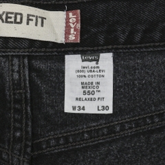 2000s Levi's 550 Black Denim Jeans Size 33
