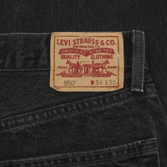 2000s Levi's 550 Black Denim Jeans Size 33