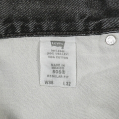 2000s Levi's 505 Black Denim Jeans Size 38