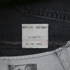2000s Levi's 501 Black Denim Jeans Size 36