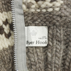 Flyer Hooks Canadian Cowichan Wool Sweater Size M