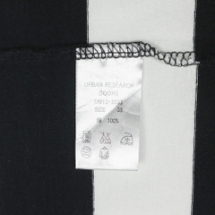 Urban Research Doors Stripe Pocket T-Shirt Size M