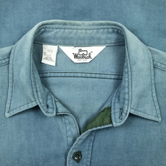 Vtg 80s Woolrich USA Chamois Shirt Size L
