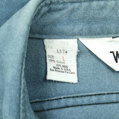 Vtg 80s Woolrich USA Chamois Shirt Size L