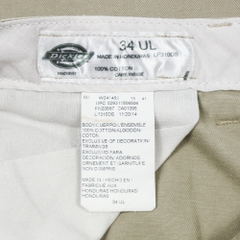 Dickies LP310 Cotton Khaki Work Pants Size 34