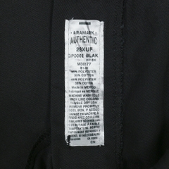 Aramark Black Work Uniform Pants Size 26