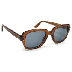 80s U.S. Military Issue Glasses Brown - Grey Lens [48-20]