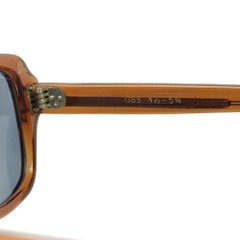 80s U.S. Military Issue Glasses Brown - Grey Lens [48-20]