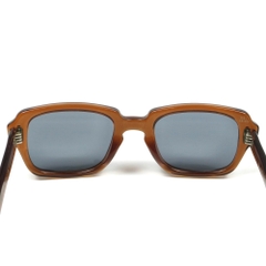 80s U.S. Military Issue Glasses Brown - Grey Lens [48-20]