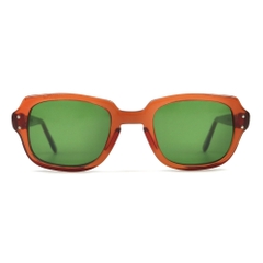 80s U.S. Military Issue Glasses Amber Red - Green Lens [50-22]