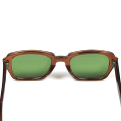 80s U.S. Military Issue Glasses Brown - Green Lens [50-20]