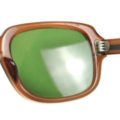 80s U.S. Military Issue Glasses Brown - Green Lens [50-20]