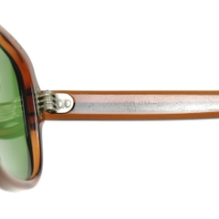 80s U.S. Military Issue Glasses Brown - Green Lens [50-20]