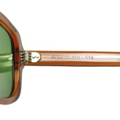 80s U.S. Military Issue Glasses Brown - Green Lens [48-20]