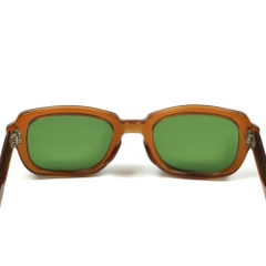 80s U.S. Military Issue Glasses Brown - Green Lens [48-20]