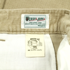 90s Casey Jones Corduroy Pleated Trousers Size 34