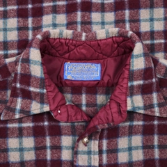 Vintage 70s Pendleton Wool Plaid Shirt Size S