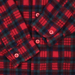 Vintage 70s Pendleton Wool Plaid Board Shirt Size L