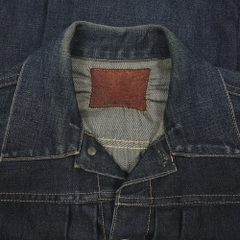 2001 LEVI'S LVC 507XX Type 2 Selvedge Denim Jacket Size M