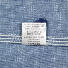 C.A.B. Clothing for Kitty Chambray Work Shirt Size M