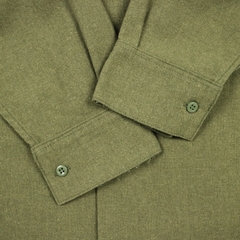 Vintage 70s British Army Wool Combat Shirt Size L