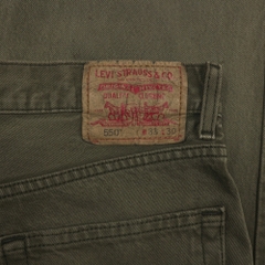 2000s Levi's 550 Olive Denim Jeans Size 32
