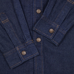80s Bobson Japan Denim Western Shirt Size XS