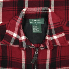 Lauren by Ralph Lauren Wool Plaid Shirt Women Size S