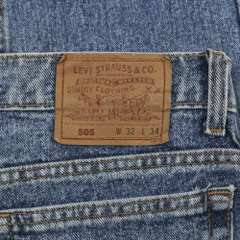 90s Levi's 505 Made in USA Denim Jeans Size 31