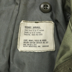 Vintage 60s U.S. Army M-65 Field Jacket Size S