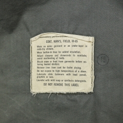 Vintage 60s U.S. Army M-65 Field Jacket Size S