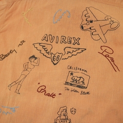 Avirex Company Graphic Work Shirt Size L