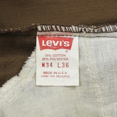 Vintage 80s Levi's 517 USA Corduroy Bootcut Jeans Size 33