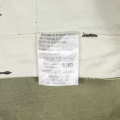 Momotaro Japan Olive Sateen Utility Pants Size 29