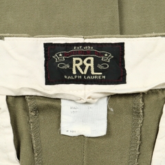 Double RL RRL Military Twill Olive Pants Size 31