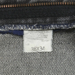 Vtg 80s L.L.Bean USA Black Denim Jeans Size 36