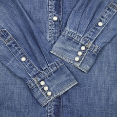 Remi Relief Japan Denim Western Shirt Size S