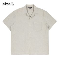 A.P.C. Oxford Cotton Short-sleeve Shirt Size L
