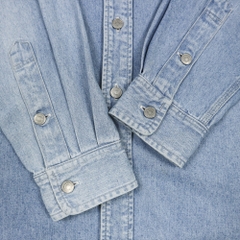 Vtg Polo Country Ralph Lauren Denim Shirt Size L